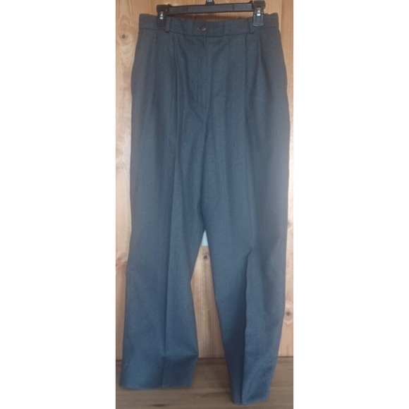 Vintage LONDON FOG 100% Wool Women's Pants Lined Size 16 Professional Business - Picture 2 of 7